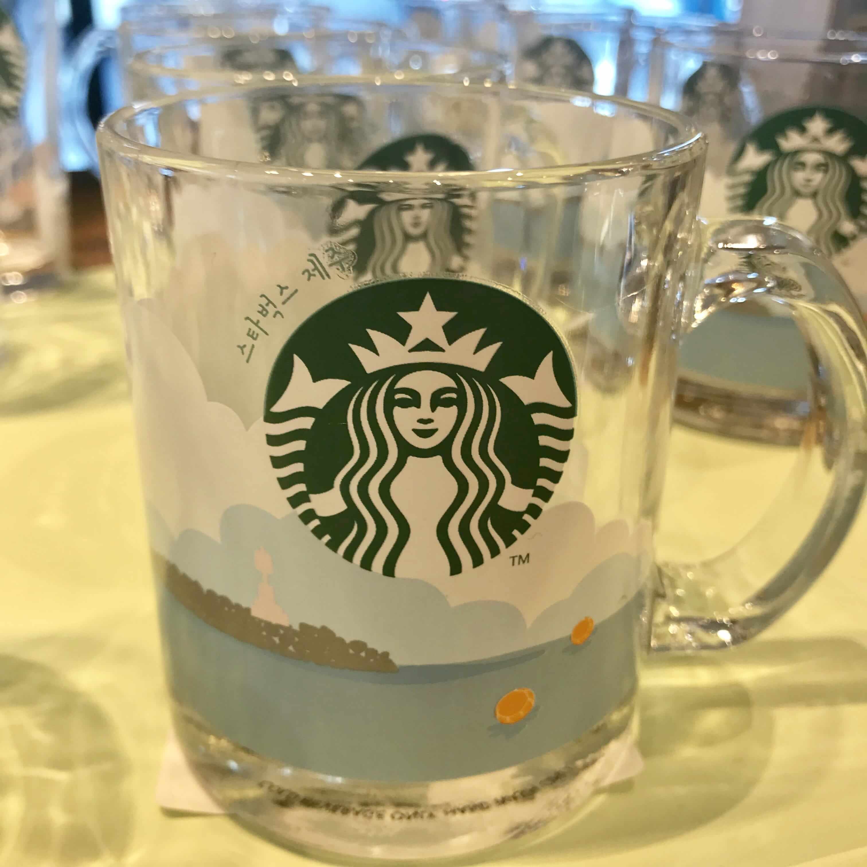 韓国スタバのチェジュ島限定グラス