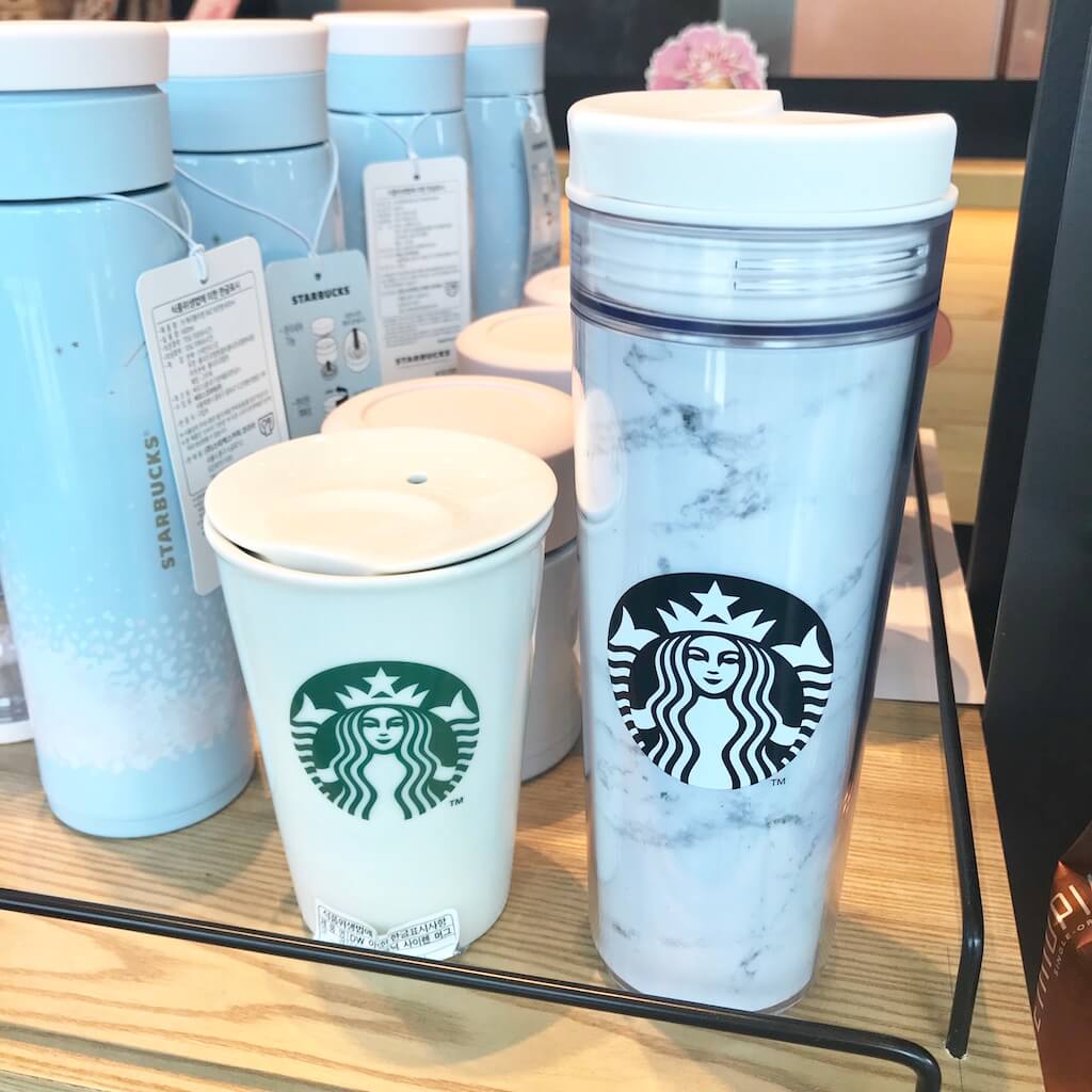 大理石 タンブラー starbucks 韓国スタバ 新品未使用未開封 新品未使用